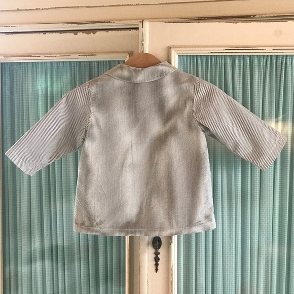 Petit Bateau | Striped Button Jacket - Picture 3 of 5